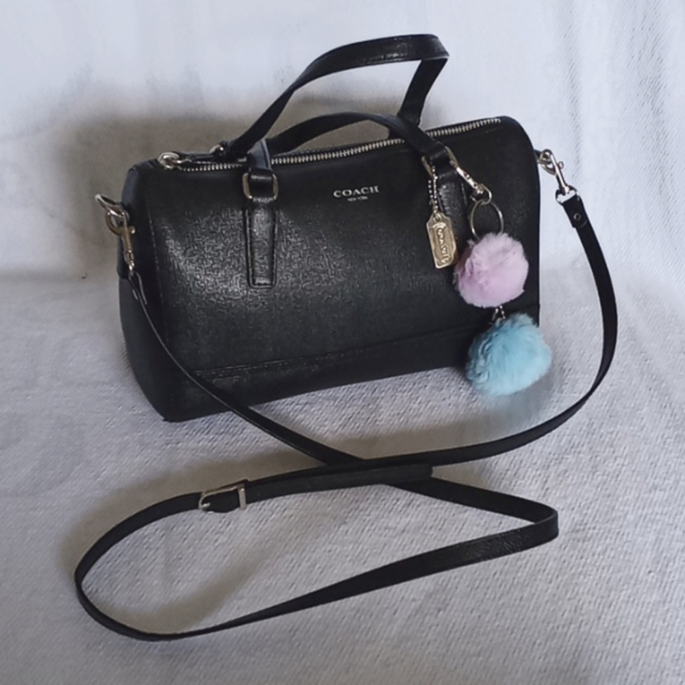 Coach Saffiano Leather Mini Satchel